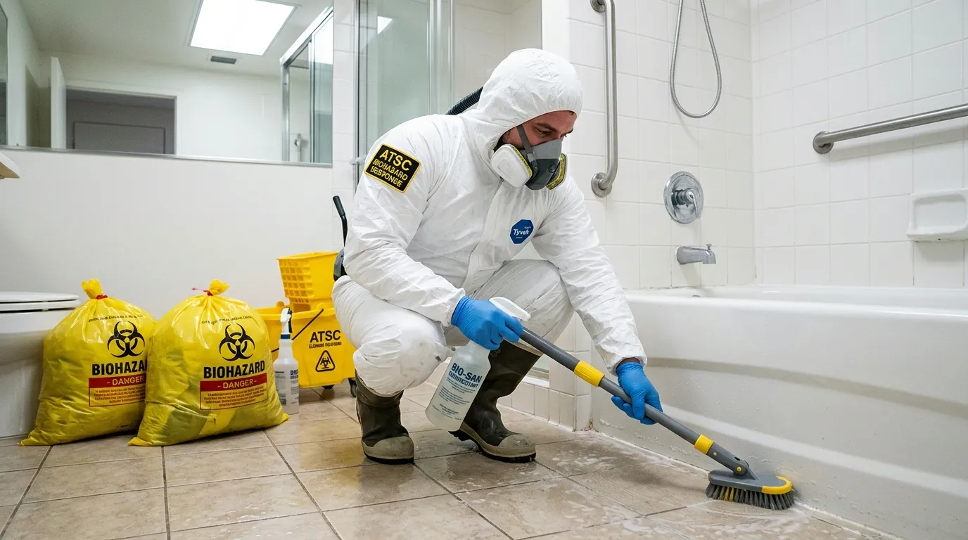 Decontamination equipment deployed for Blood Cleanup in Salisbury